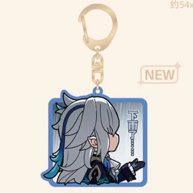 Genshin Impact Fontaine Character Chibi Keychains - Image 5