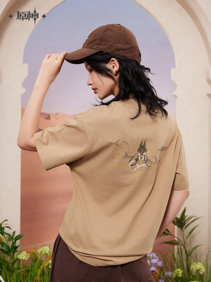 Genshin Impact - Forest and Flying Sands Series - Cyno Impression T-Shirt - Image 5