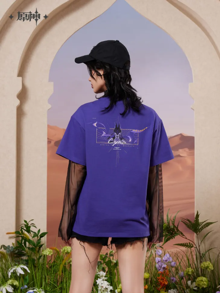 Genshin Impact - Forest and Flying Sands Series - Cyno Impression T-Shirt - Image 7