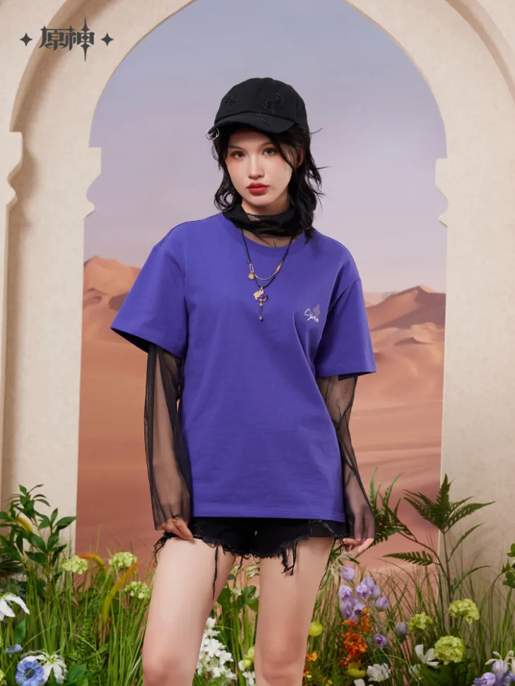 Genshin Impact - Forest and Flying Sands Series - Cyno Impression T-Shirt - Image 8