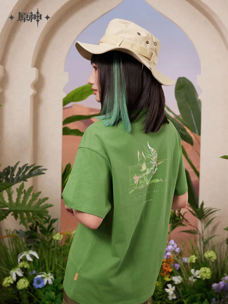 Genshin Impact - Forest and Flying Sands Series - Tighnari Impression T-Shirt - Image 5