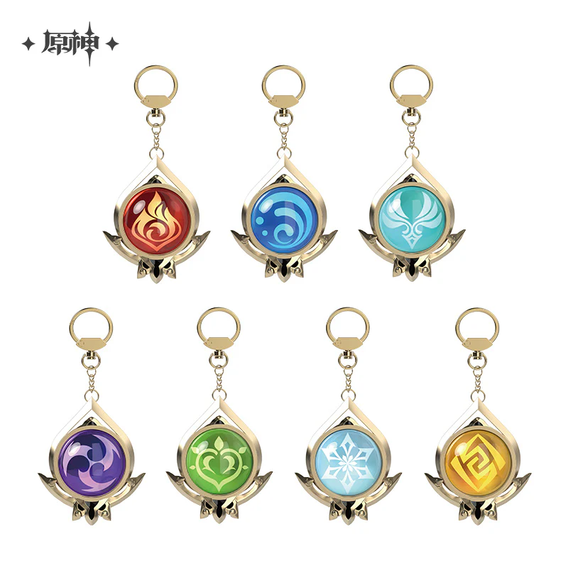 Genshin Impact God's Eye Keychains - Image 4
