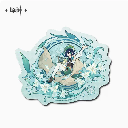 Genshin Impact - Windblume's Breath Theme Die-Cut Mouse Pad - Image 3