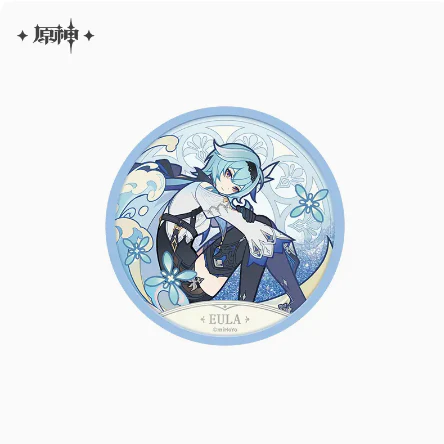 Genshin Impact Windblume's Breath Theme Glitter Floating Coaster - Image 6