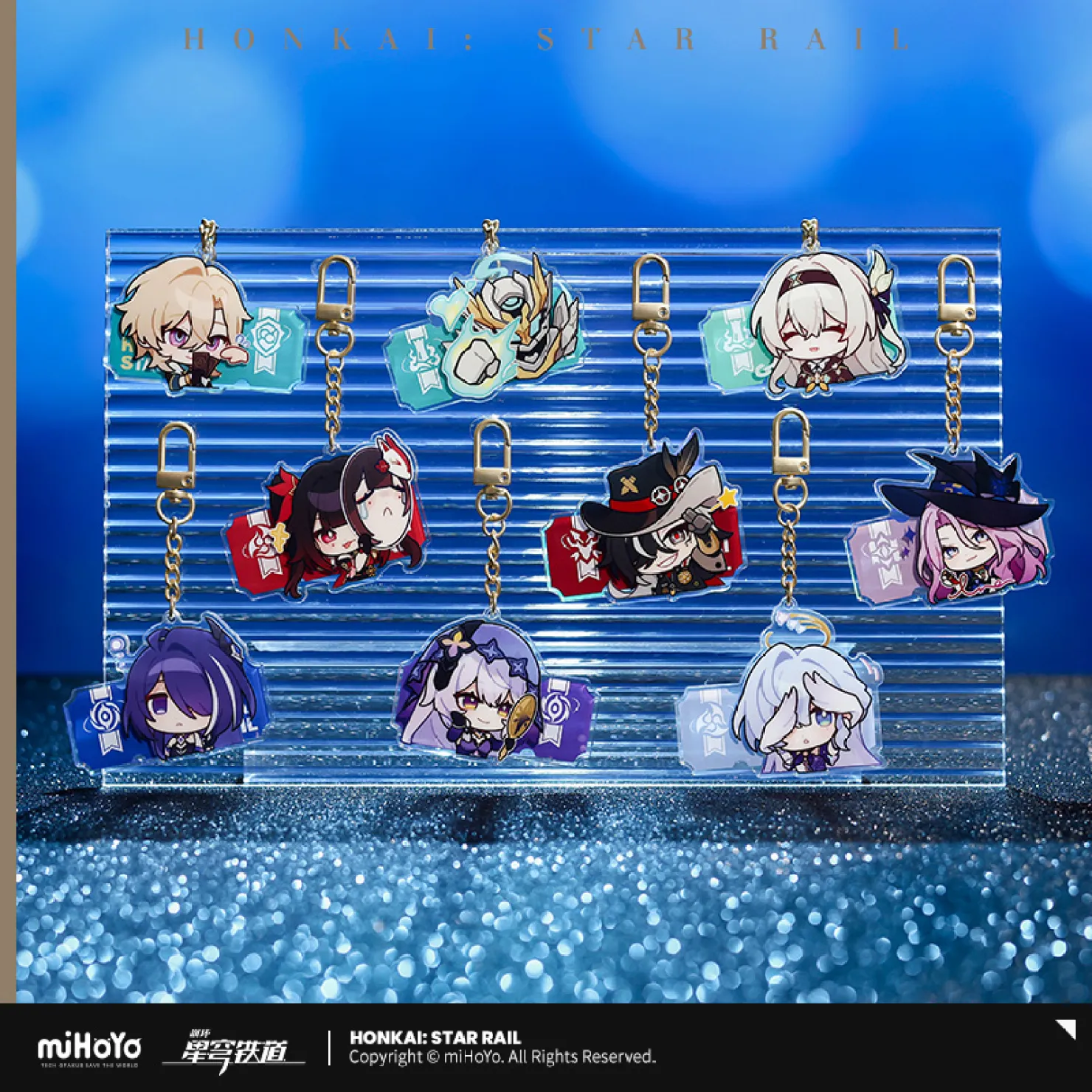 Honkai: Star Rail - Pom-Pom Gallery Acrylic Keychain - Image 3