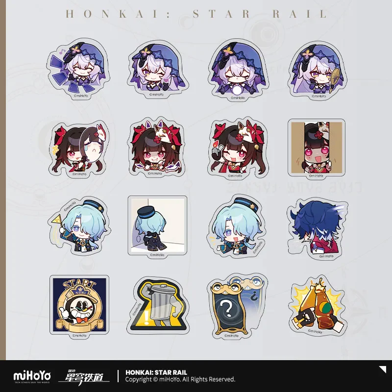 Honkai: Star Rail - Pom-Pom Gallery Chibi Sticker Pack - Image 17