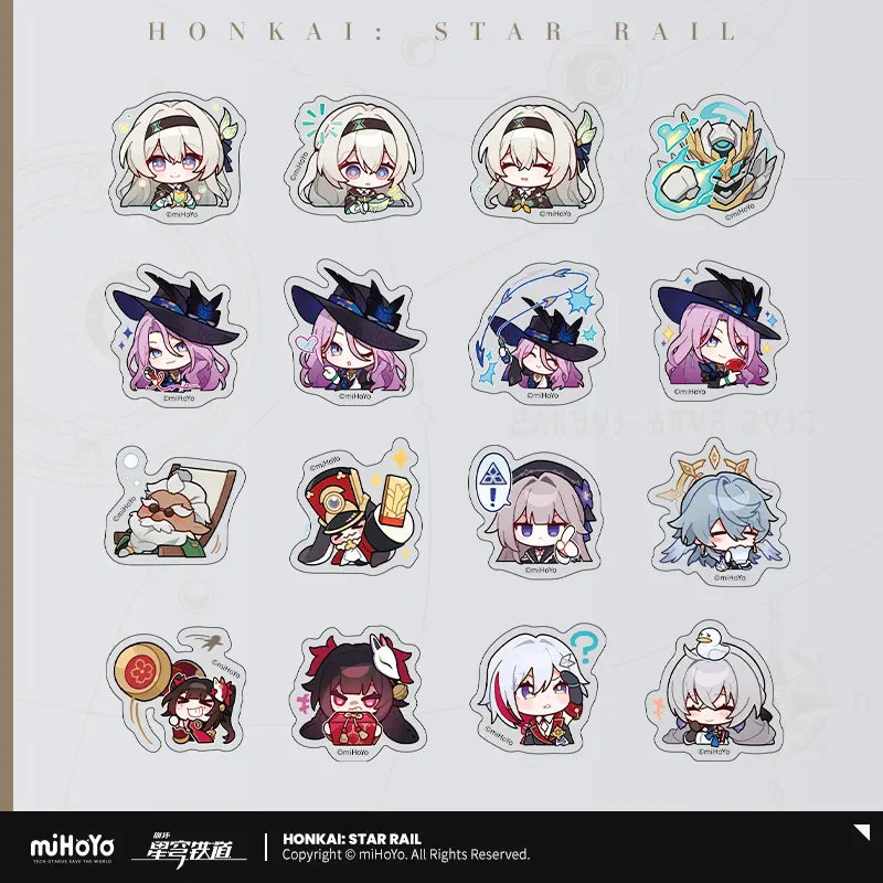 Honkai: Star Rail - Pom-Pom Gallery Chibi Sticker Pack - Image 20