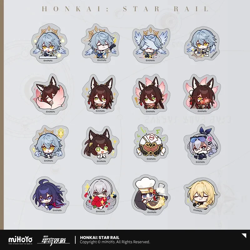 Honkai: Star Rail - Pom-Pom Gallery Chibi Sticker Pack - Image 24