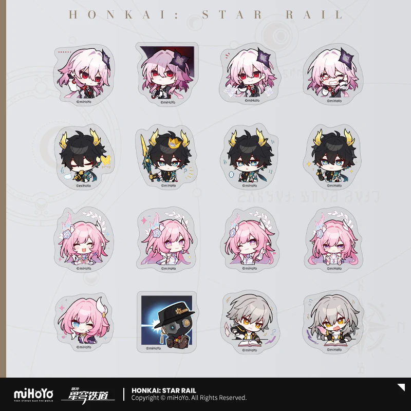 Honkai: Star Rail - Pom-Pom Gallery Chibi Sticker Pack - Image 28