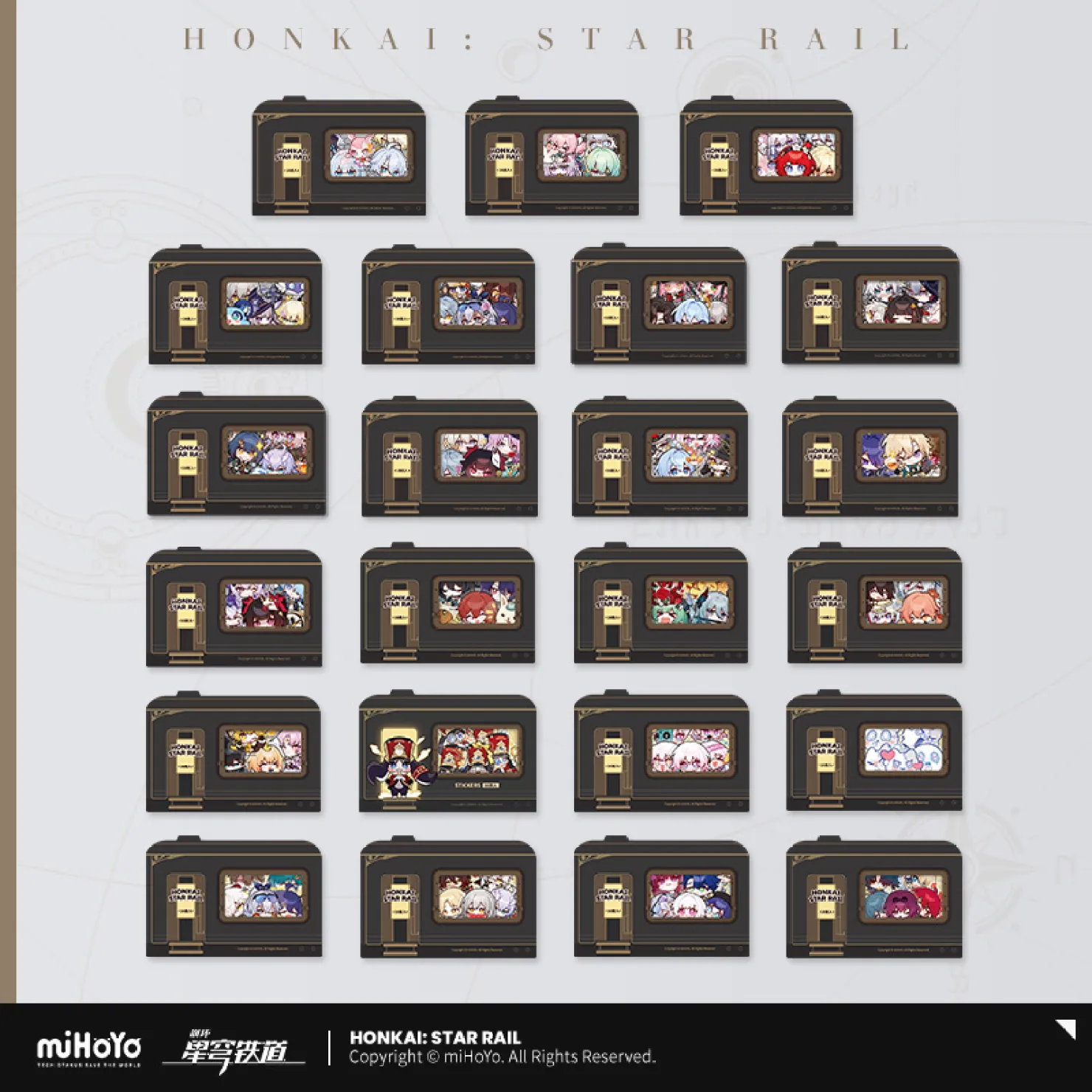 Honkai: Star Rail - Pom-Pom Gallery Chibi Sticker Pack - Image 5