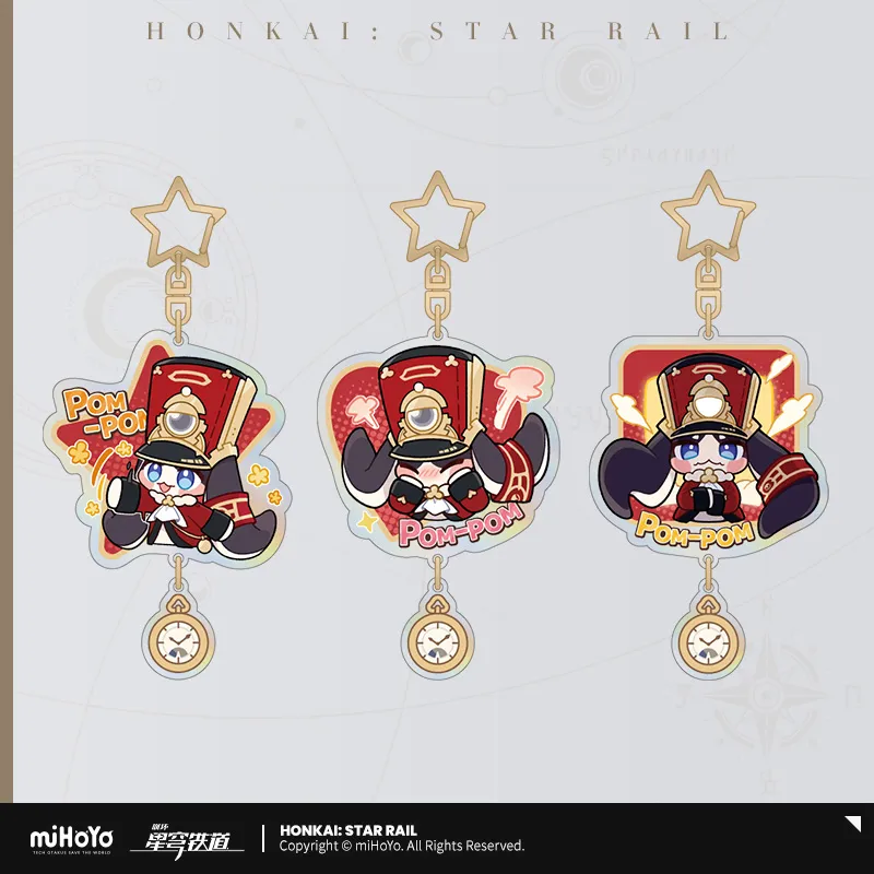 Honkai: Star Rail - Pom-Pom Gallery Pom-Pom Keychain - Image 3