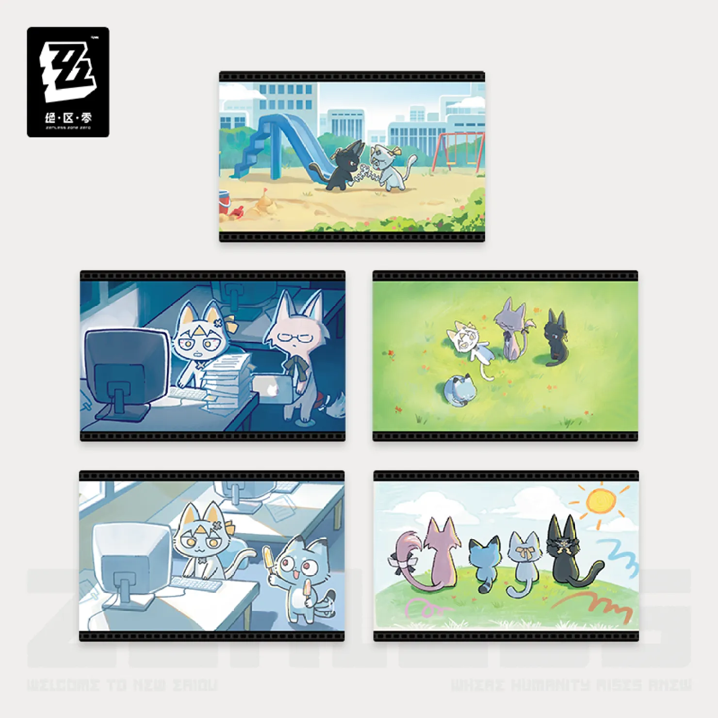 【Pre-Order】Zenless Zone Zero -  Kitties' Remembrance Series Hollow Special Operations Section 6 Hangable Plushie - Image 7