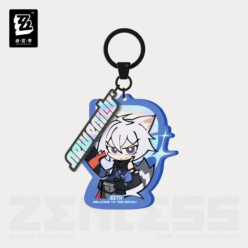 Zenless Zone Zero - New Eridu Series Chibi Acrylic Keychain: Criminal Investigation Special Response Team - Image 9