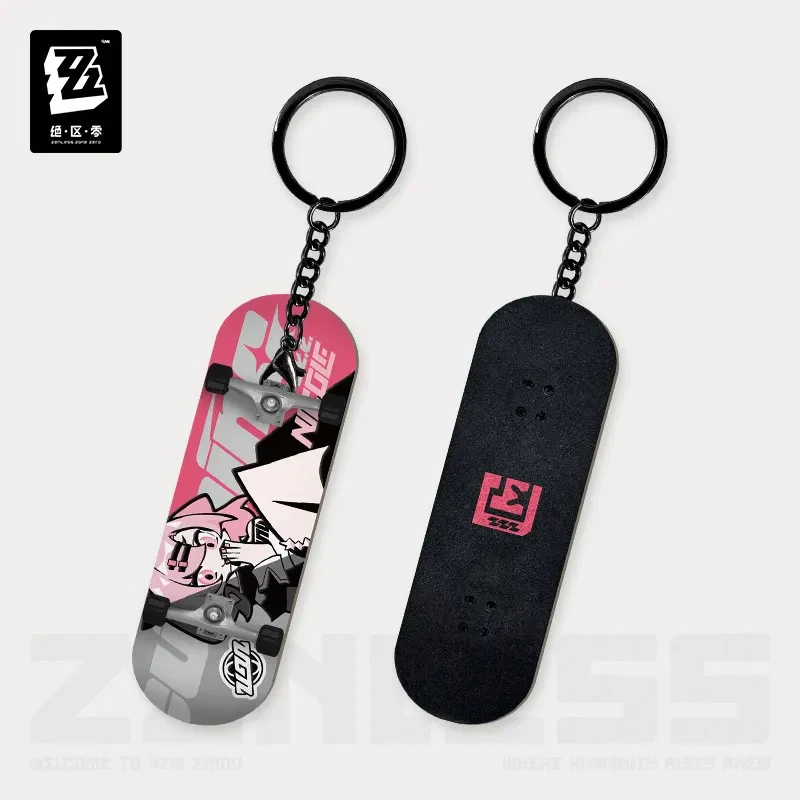 Zenless Zone Zero - New Eridu Series Chibi Finger Skateboard Keychain : Cunning Hares - Image 4
